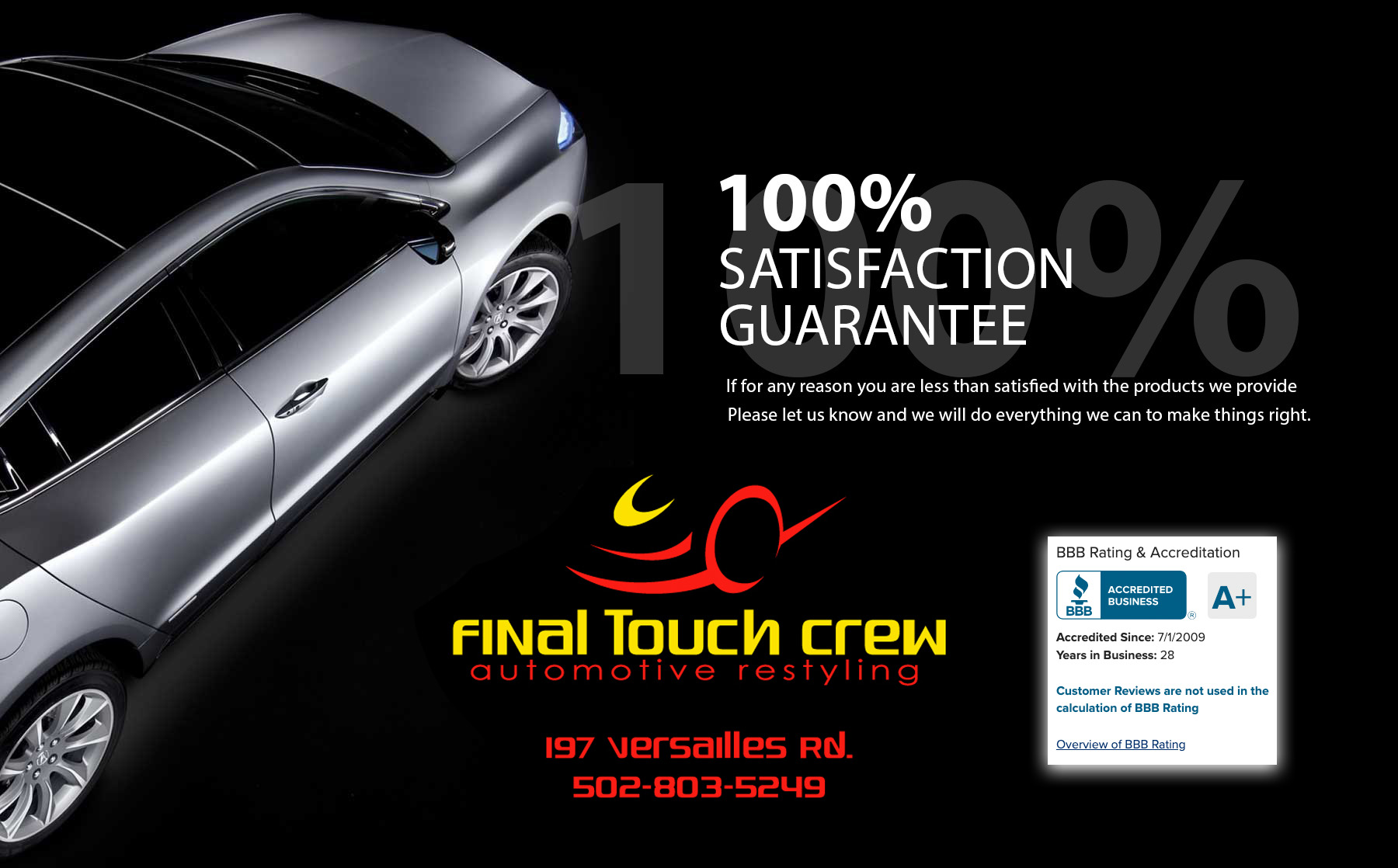 Kentuckys number one place for auto restyling, car audio, window tinting and much more